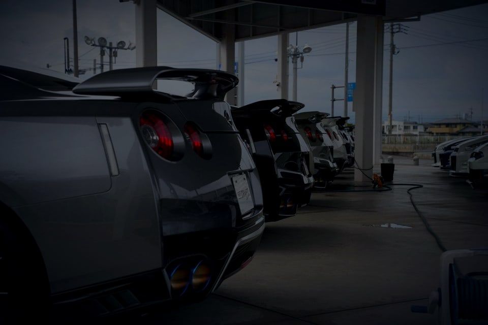 並んだGT-R(R35)のリア